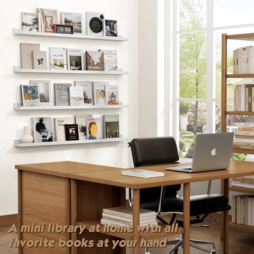 Forbena 48 Inch Floating Shelves Set of 4 for Wall 1