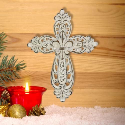 Comfy Hour Faith and Hope Cross Wall Decor