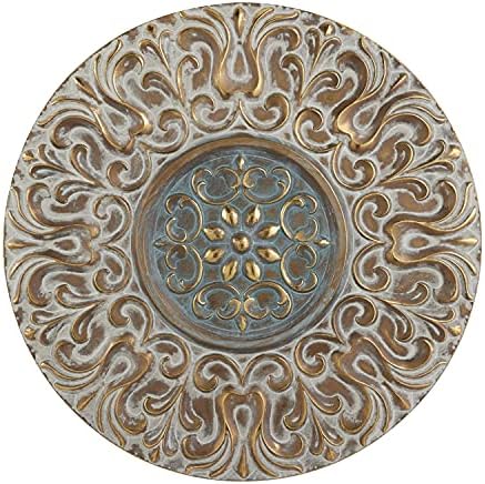 Deco 79 Gold Metal Wall Sculpture 32x2x32 Inch