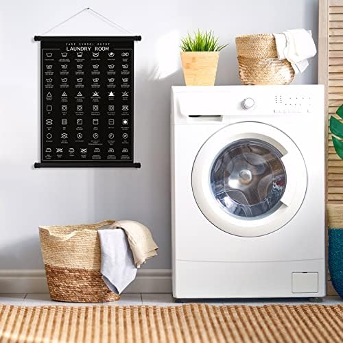 Gersoniel Laundry Room Decor Symbols Wall Art