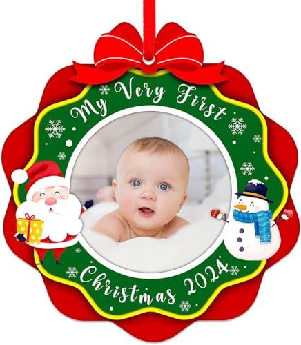 SICOHOME First Christmas Ornament 2024 for Newborn Baby