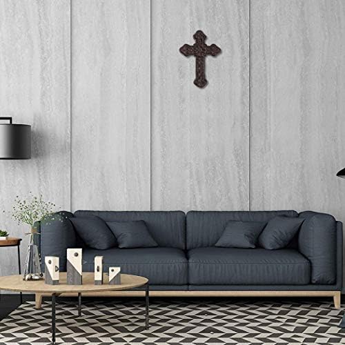 BRASSTAR Cast Iron Wall Cross Rustic Decor