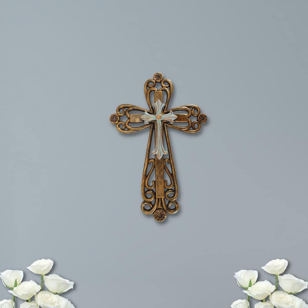 Comfy Hour Faith and Hope Collection Wall Cross Decoration