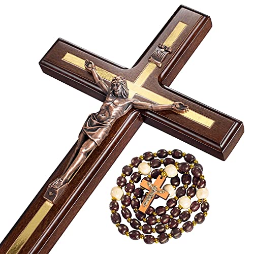 Asterom 12 Inch Handmade Wood Wall Cross