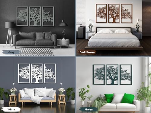 Vailla 3D Wood Wall Art Tree of Life Decor