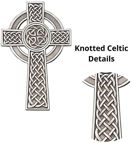Christian Brands Pewter Knotted Celtic Wall Cross 8 Inch