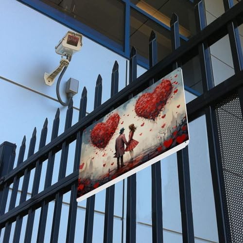 Urban Love Oasis Floating Hearts Tin Sign