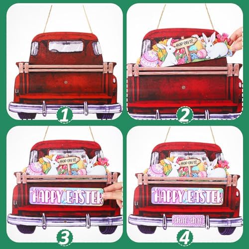 Suzile 43 Pcs Interchangeable Welcome Sign for Front Door