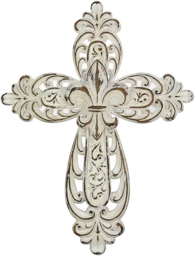 Comfy Hour Faith and Hope Cross Wall Decor