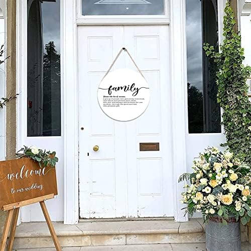 Funny Noun Dictionary Family Front Door Hanger Inspirational Quote Sign