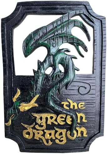 Kiswiar Green Dragon Wall Art Decor Sign