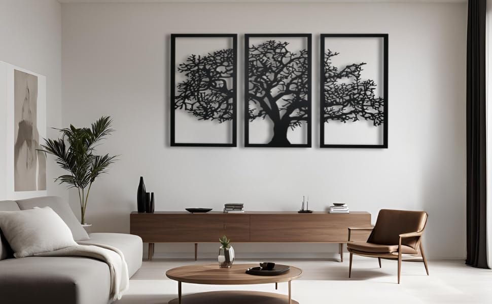 Vailla 3D Wood Wall Art Tree of Life Decor