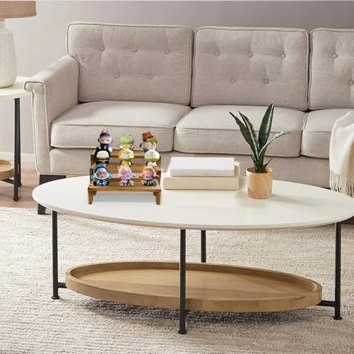 Yikaroeli 6 Piece 3 Tier Wooden Display Riser Stand