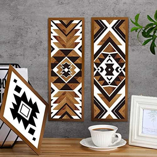 Tatuo 6 Pcs Abstract Art Wall Decor Wooden Frames