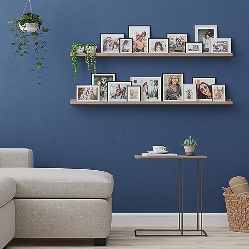 Wallniture 48 Denver Floating Shelves Set of 2 Oak