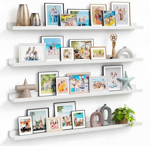 Forbena 48 Inch Floating Shelves Set of 4 for Wall 1