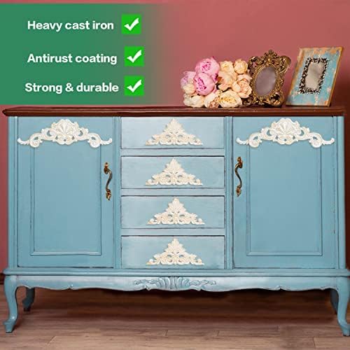 Sungmor 2PC Cast Iron Fleur De Lis Wall Decor