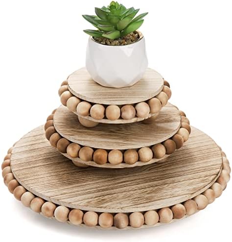 Peohud 3 Wood Risers for Display 95 6 4 Inches