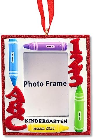 Personalized Kindergarten Photo Frame Ornament 2024