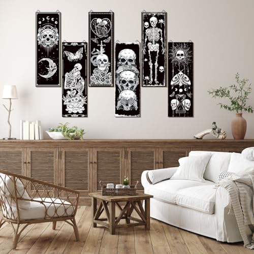 Sintuff 6 Piece Black Gothic Wall Decor Set