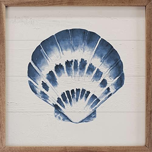 Blue Scallop Shell Wall Decor by Kendrick Home