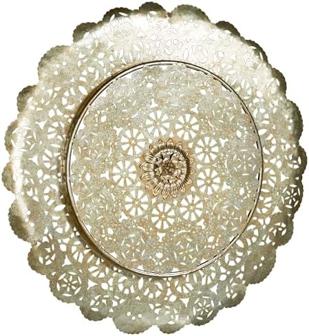 Touch of Class Dariela Round Wall Art - Gold and Silver 1