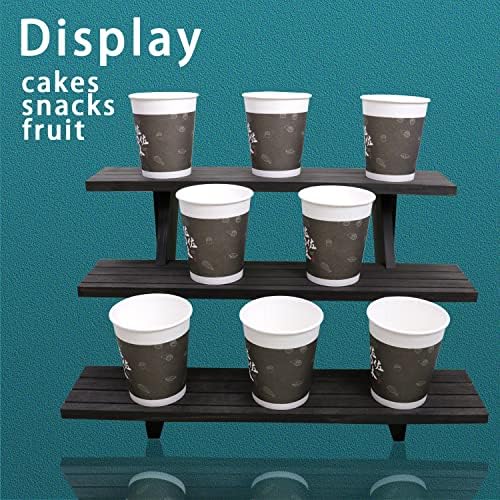 3 Tier Earring Display Stand For Selling Brown 1