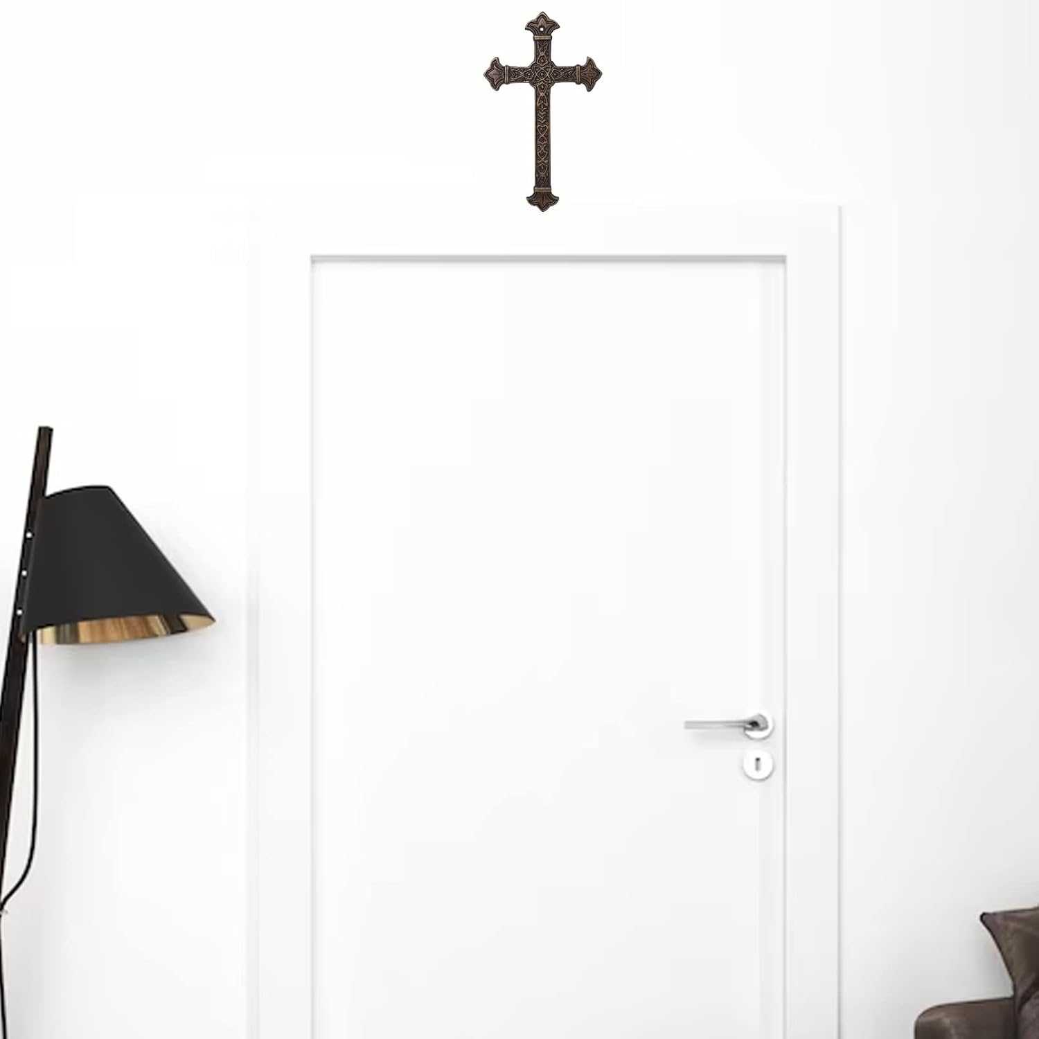 DreamsEden Metal Cross Wall Art Antique Design