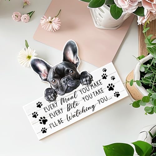 MOTERMATE French Bulldog Frenchie Wall Sign Decor