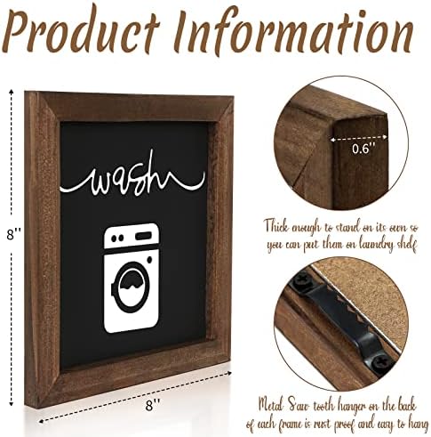 Farmhouse Laundry Room Decor Signs Set of 4