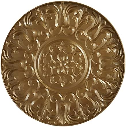 Deco 79 Gold Metal Wall Sculpture 32x2x32 Inch