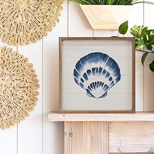 Blue Scallop Shell Wall Decor by Kendrick Home