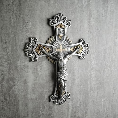 BC Catholic St Benedict Crucifix Wall Cross 12 Inch