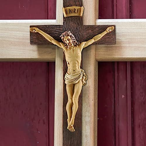Jesus Crucifix Wall Cross 906 In Resin Sculpture