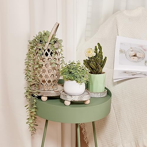3PCS Wood Risers Decor Mini Stool Display Stand Farmhouse Style