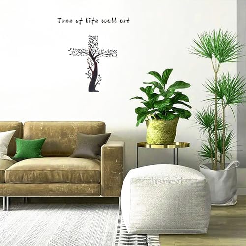 AMNGYOOK Metal Cross Wall Art 118x87 in