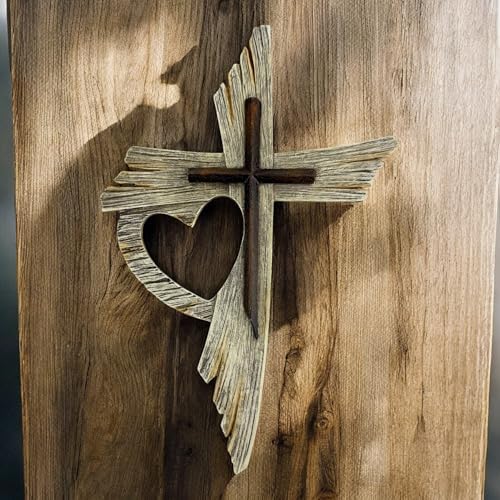 Top Brass One Love Rustic Wall Cross 12-Inch