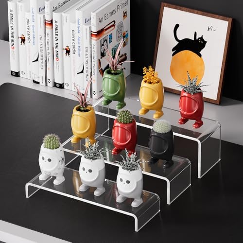 Acina 6Pcs Acrylic Display Risers for Collectibles