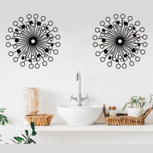 Resama Metal Sunburst Wall Decor Sculpture
