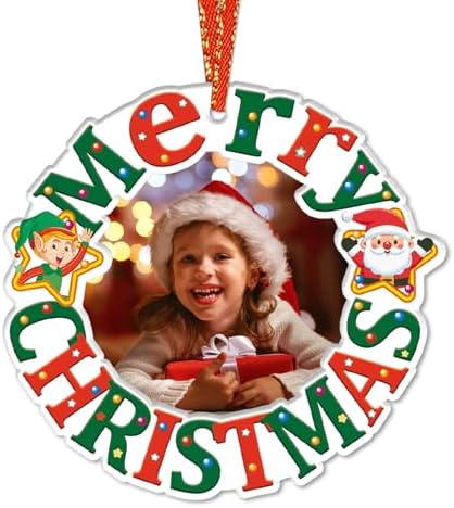 Christmas Picture Frame Ornament 2024