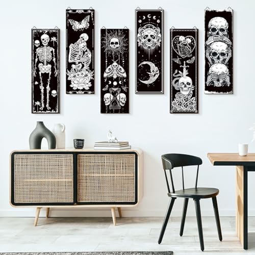 Sintuff 6 Piece Black Gothic Wall Decor Set