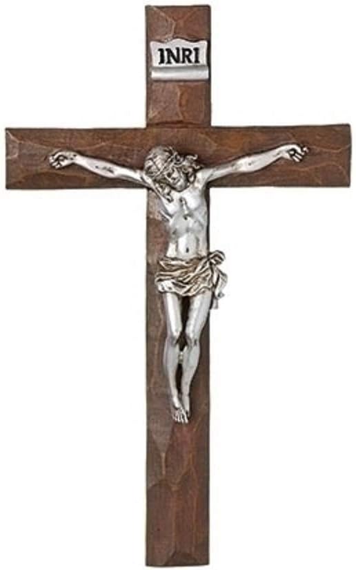 Roman Giftware Religious Crosses Silver Crucifix 115 Inches