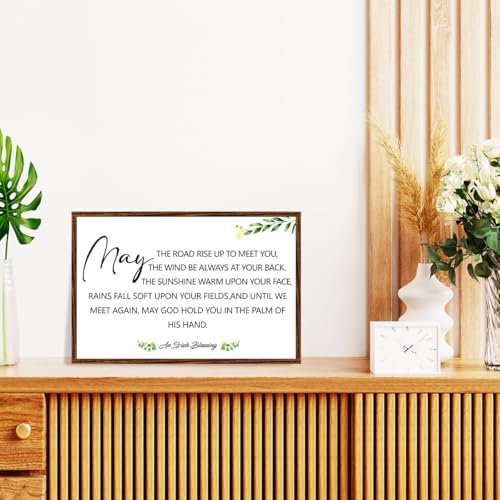 Irish Blessing Sign Wood Plaque Wall Decor