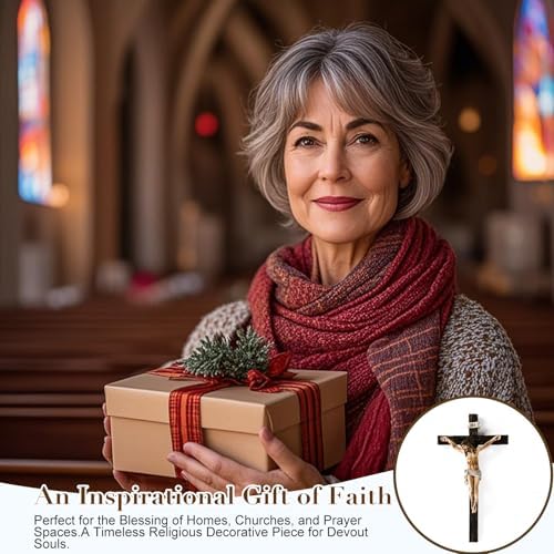 TALPGOD 10 Inch Wall Cross Religious Decor