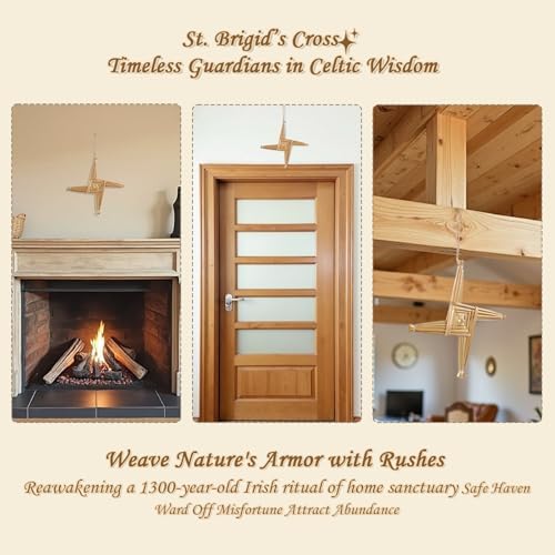 St Brigids Wall Cross 8 Inch Irish Decor