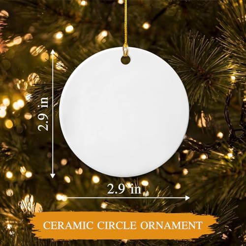 Personalized Babys 2nd Christmas Ceramic Ornament 2025