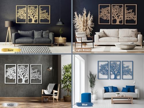 Vailla 3D Wood Wall Art Tree of Life Decor