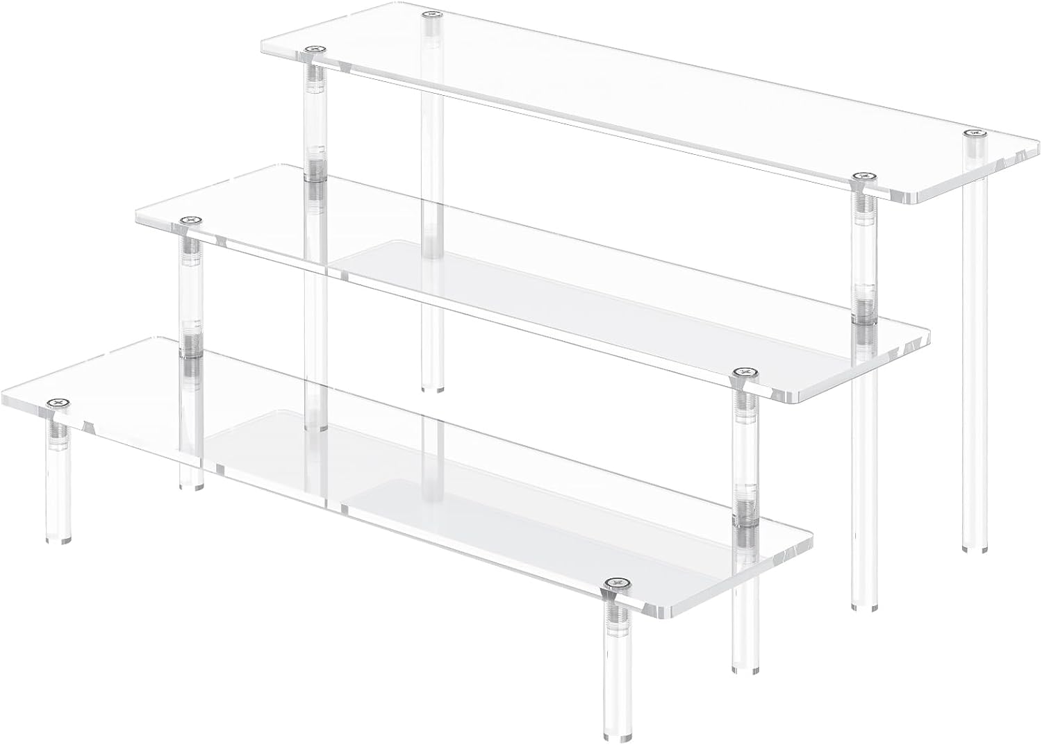 3 Tier Acrylic Display Risers for Home Dcor