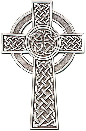 Christian Brands Pewter Knotted Celtic Wall Cross 8 Inch