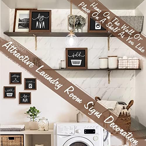 Farmhouse Laundry Room Decor Signs Set of 4